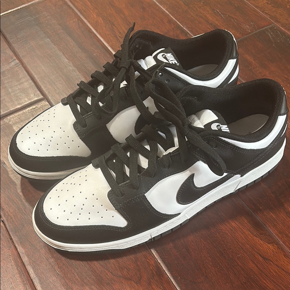 Nike Black and White Dunk-Inspired Sneakers
